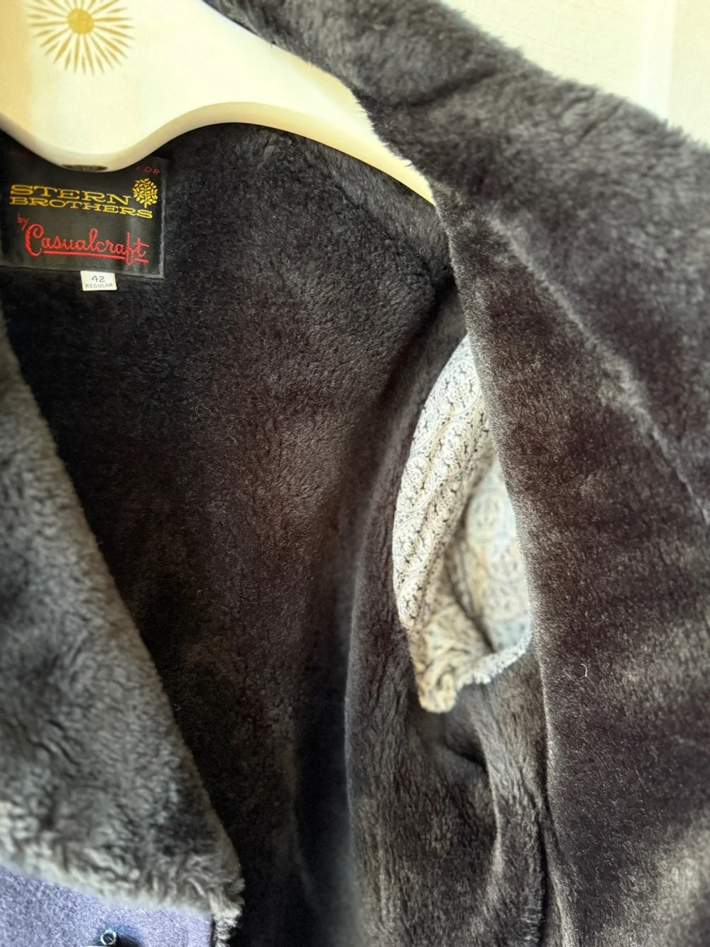 VTG 1960s - 70s Stern Brothers by Casualcraft Wool Car Coat | Deep Navy | 42R